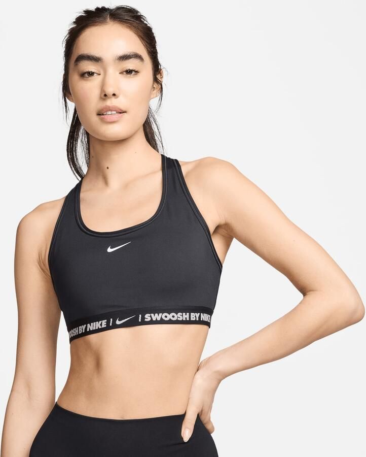 Nike Swoosh Medium Support Padded Sports Bra Beha's black sail maat: XS beschikbare maaten:XS S M L - Foto 3
