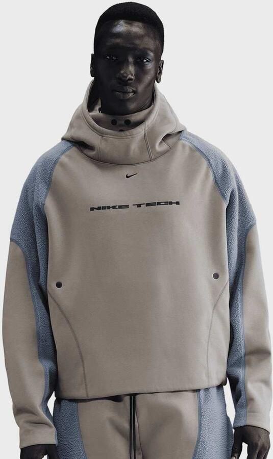 Nike Tech Boreas Oversized Hoodie Men Hoodies & Sweaters beige Maat XL Kleding - Foto 3