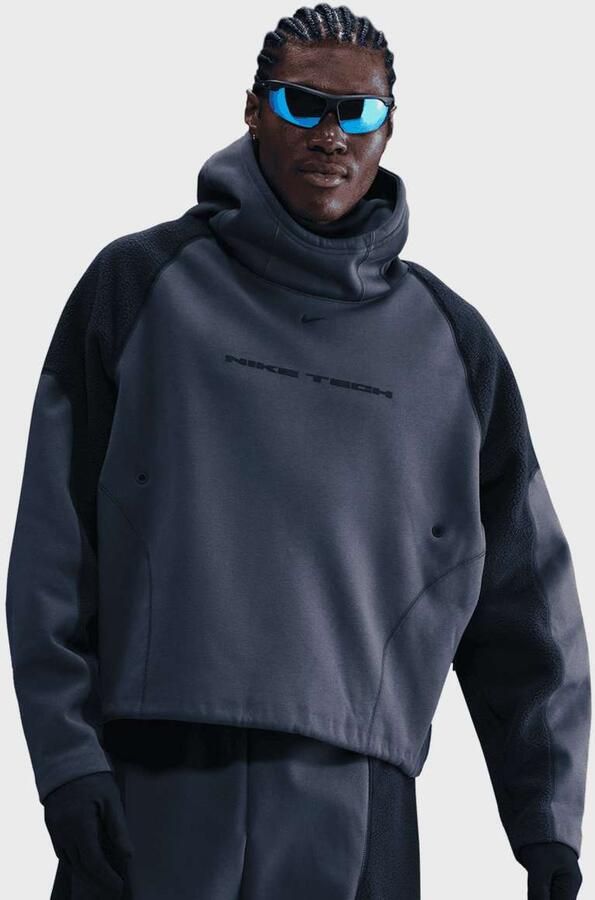 Nike Tech Boreas Oversized Hoodie Men Hoodies & Sweaters blauw Maat XL Kleding - Foto 3