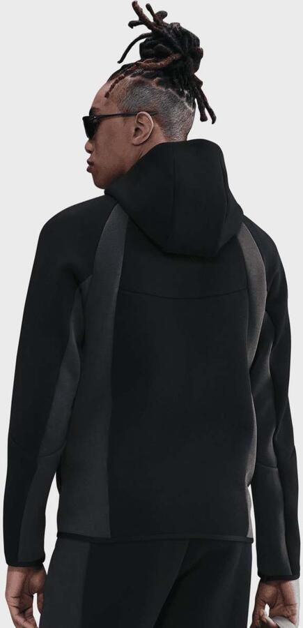 Nike Tech Color-Block Full-Zip Fleece Windrunner Jacket Men Trainingspakken zwart Maat XL Kleding - Foto 3