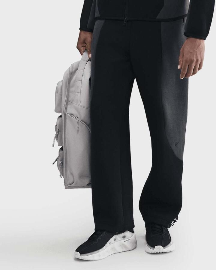 Nike Tech Color-Block Open-Hem Fleece Pants Men Trainingsbroeken zwart Maat XL Kleding - Foto 3