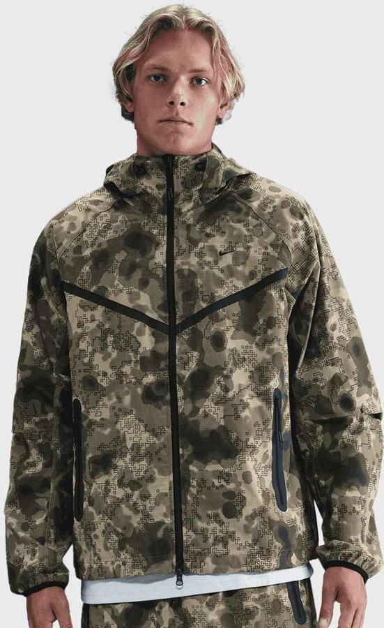 Nike Tech Dri-FIT Woven Camo Windrunner Oversized Jacket Men Trainingspakken camouflage Maat XL Kleding - Foto 4