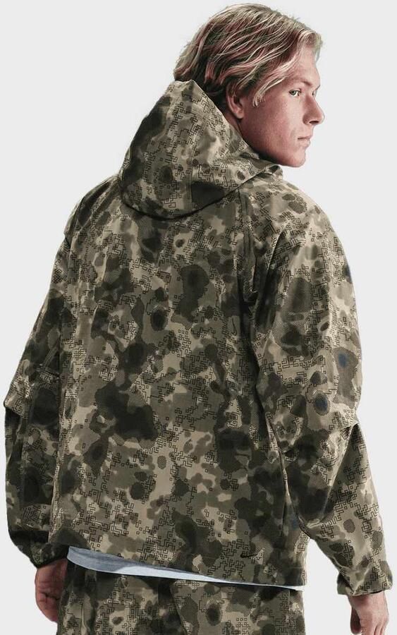 Nike Tech Dri-FIT Woven Camo Windrunner Oversized Jacket Men Trainingspakken camouflage Maat XL Kleding - Foto 3
