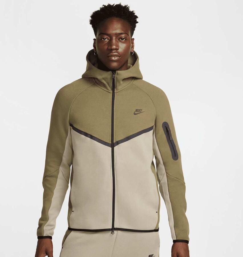 Nike Tech Fleece Full Zip Windrunner Hoodie Men Trainingspakken groen Maat XL Kleding - Foto 3