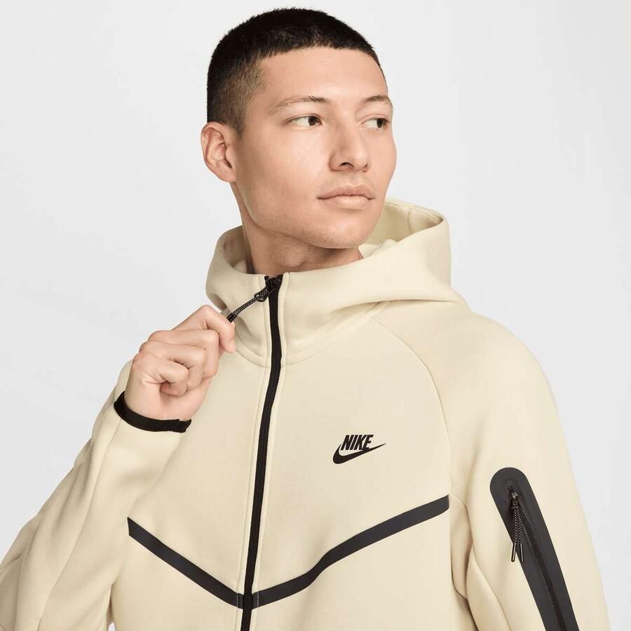 Nike Windrunner hoodie met rits voor heren Tech Light Khaki- Heren Light Khaki