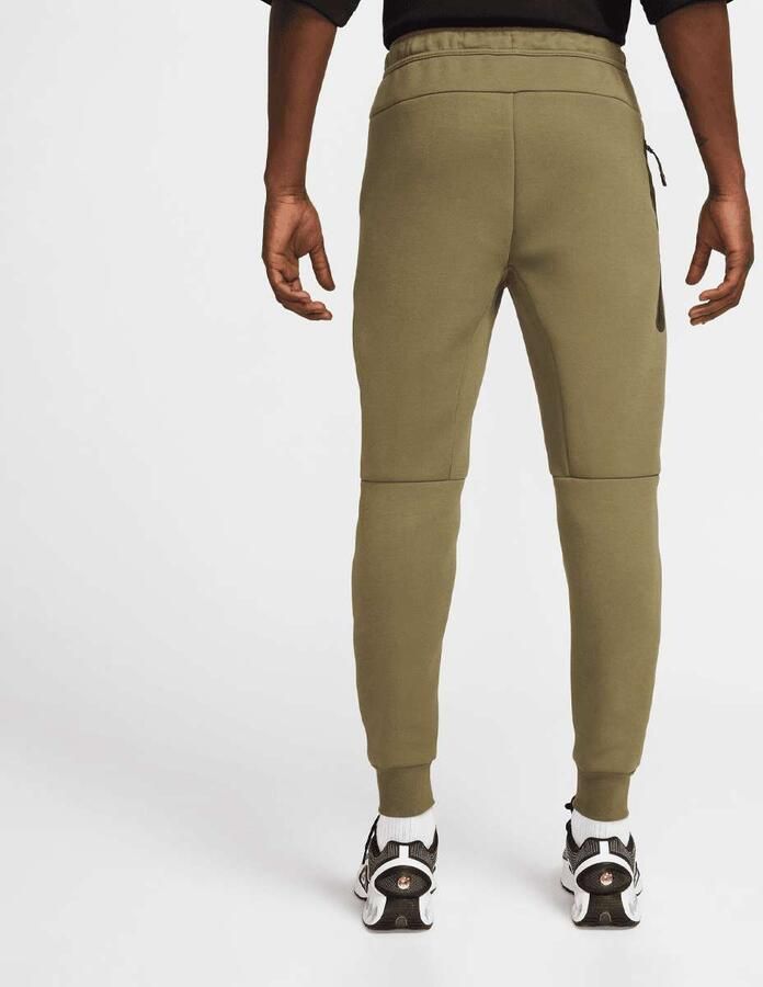 Nike Joggingbroek van fleece voor heren Sportswear Tech Medium Olive- Heren Medium Olive - Foto 2