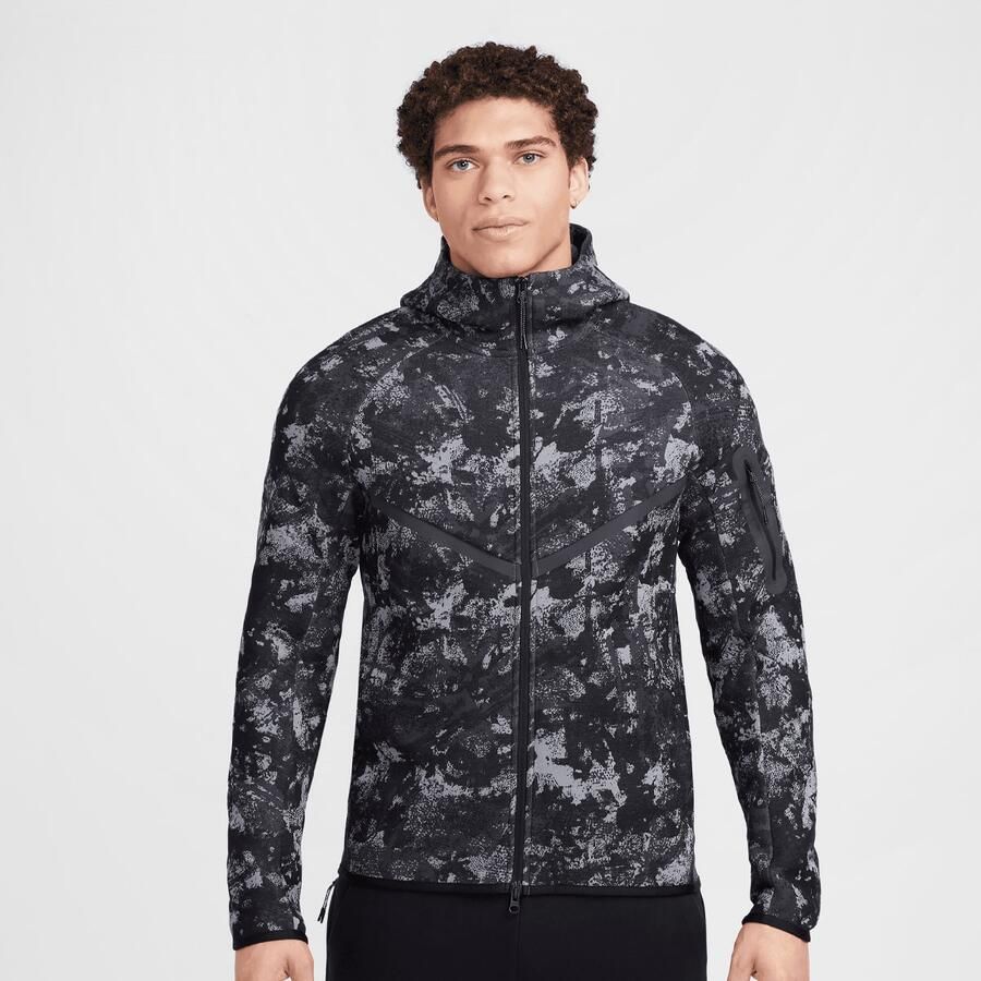 Nike Tech Fleece Woven Windrunner Full Zip Jacket Men Trainingspakken zwart Maat XL Kleding - Foto 3