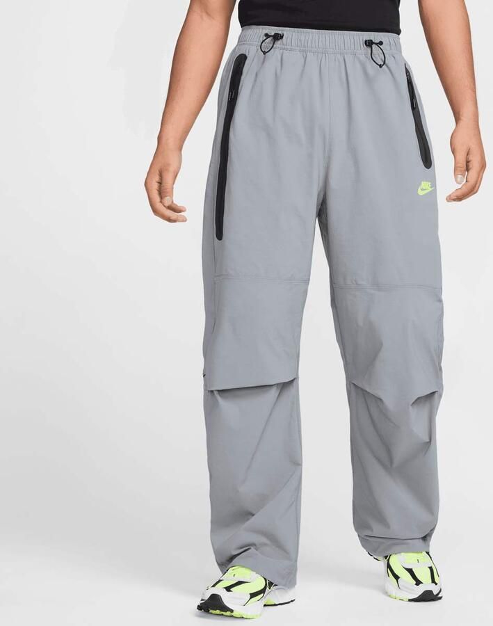 Nike Tech Oversized Woven Pants Men Trainingsbroeken grijs Maat XL Kleding - Foto 3