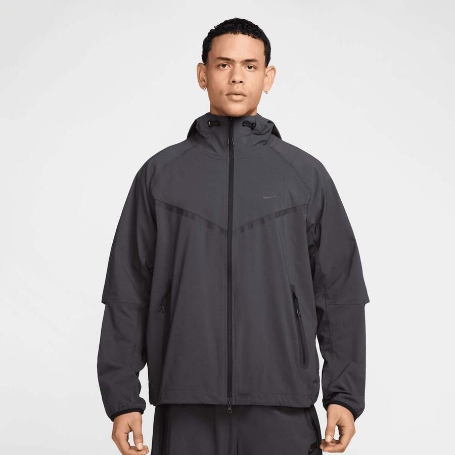 Nike Tech Woven Full-Zip Windrunner Jacket Men Trainingspakken grijs Maat XL Kleding - Foto 3