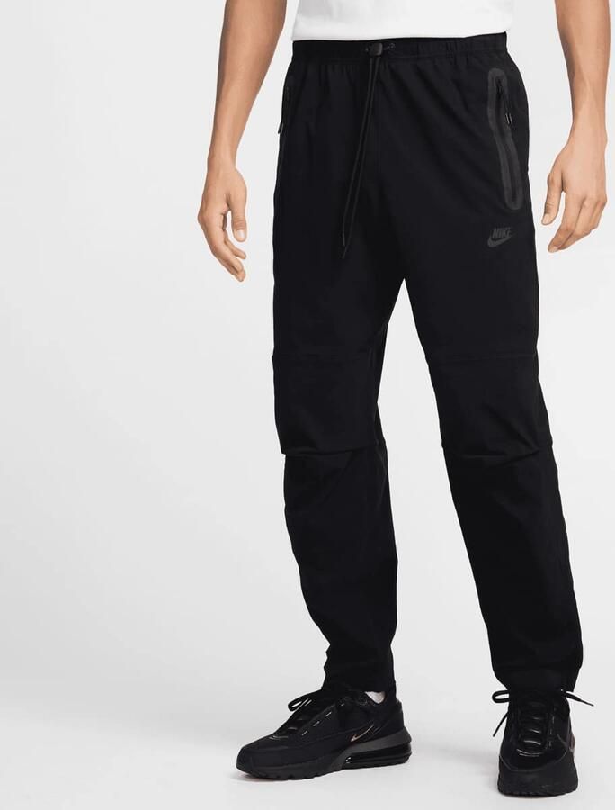 Nike Tech Woven Open Hem Pants men Trainingsbroeken zwart Maat XXL Kleding - Foto 3