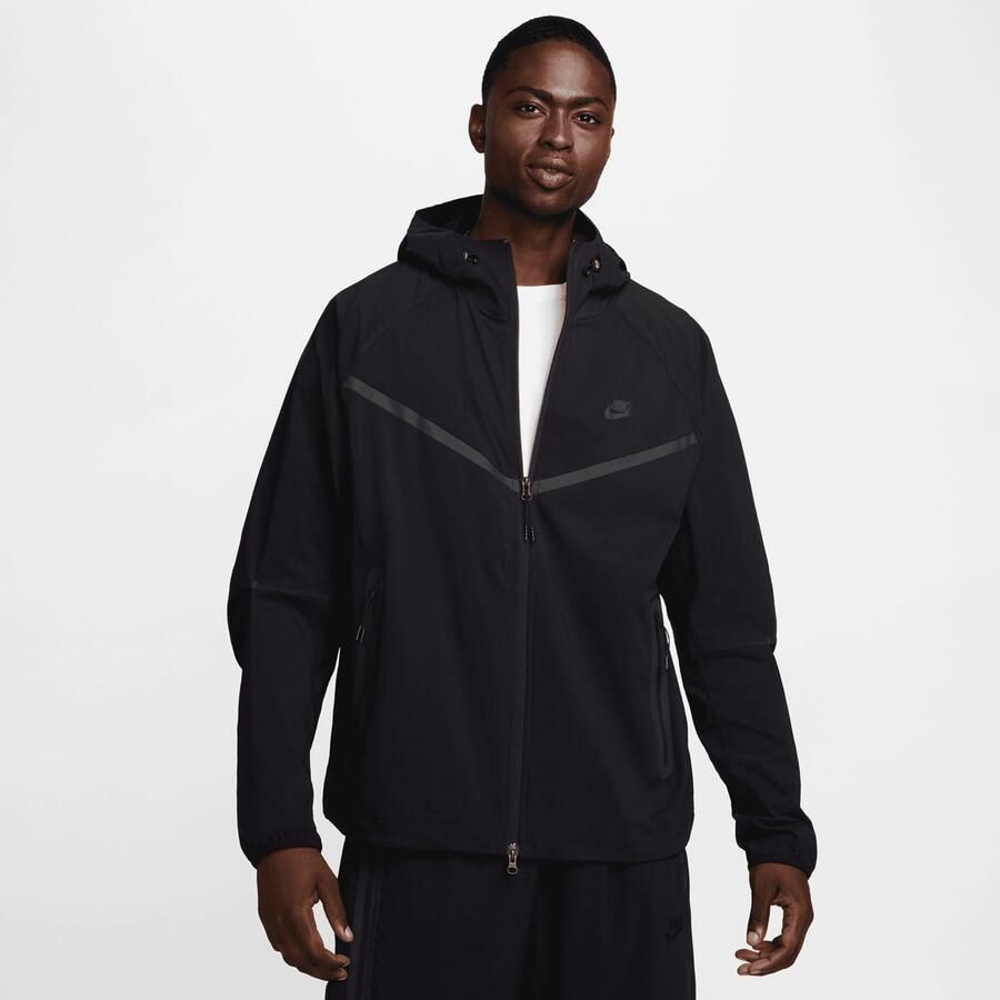 Nike Tech Woven Windrunner Full-Zip Jacket men Trainingspakken zwart Maat XXL Kleding - Foto 3