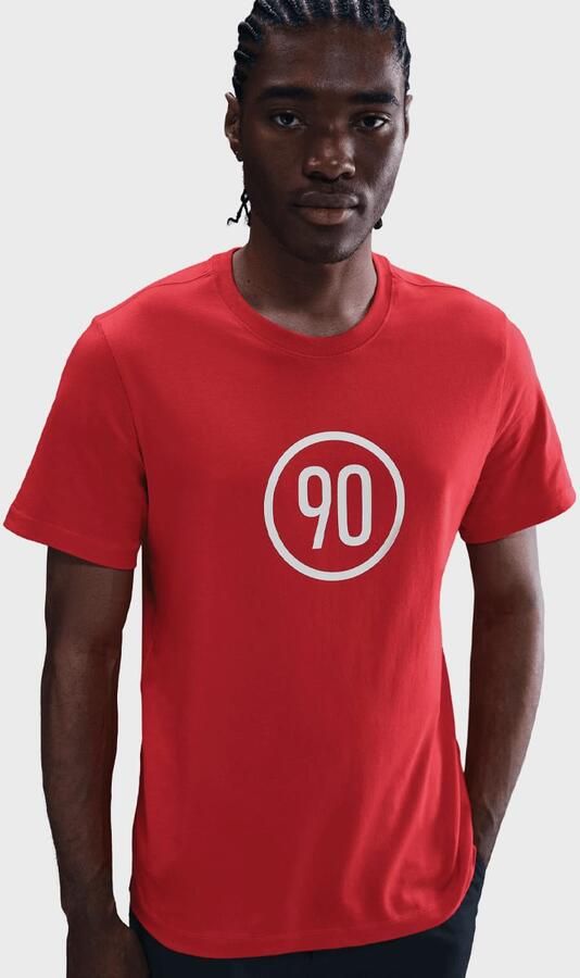 Nike Tee Total 90 Men T-Shirts & Polo's rood Maat XL Kleding - Foto 3