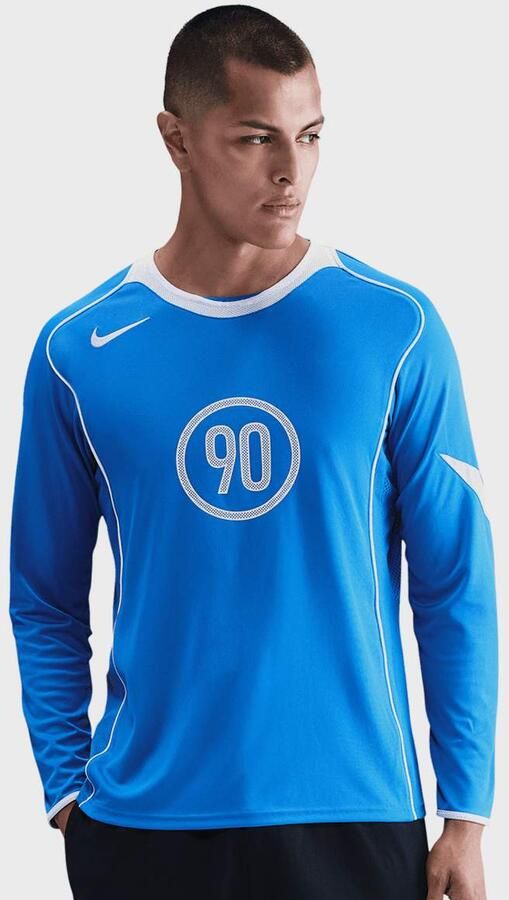 Nike Total 90 Dri-FIT Long-Sleeve Soccer Top Men Longsleeves blauw Maat XL Kleding - Foto 3