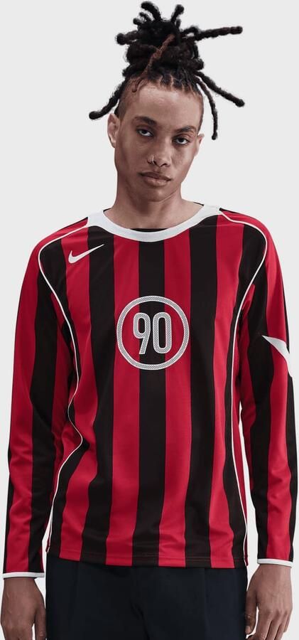 Nike Total 90 Dri-FIT Long-Sleeve Soccer Top Men Longsleeves rood Maat XL Kleding - Foto 3