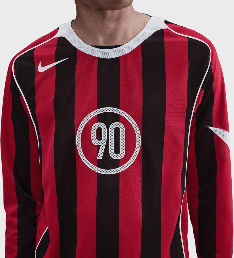 Nike Total 90 Dri-FIT Long-Sleeve Soccer Top Men Longsleeves rood Maat XL Kleding