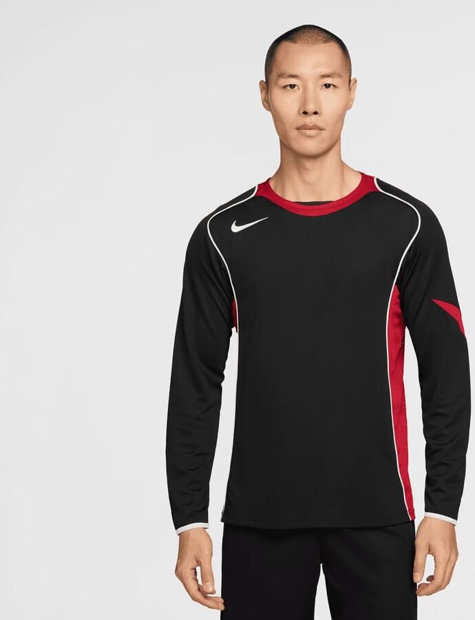 Nike Total 90 Dri-FIT Long-Sleeve Soccer Top Men Longsleeves zwart Maat XL Kleding - Foto 2