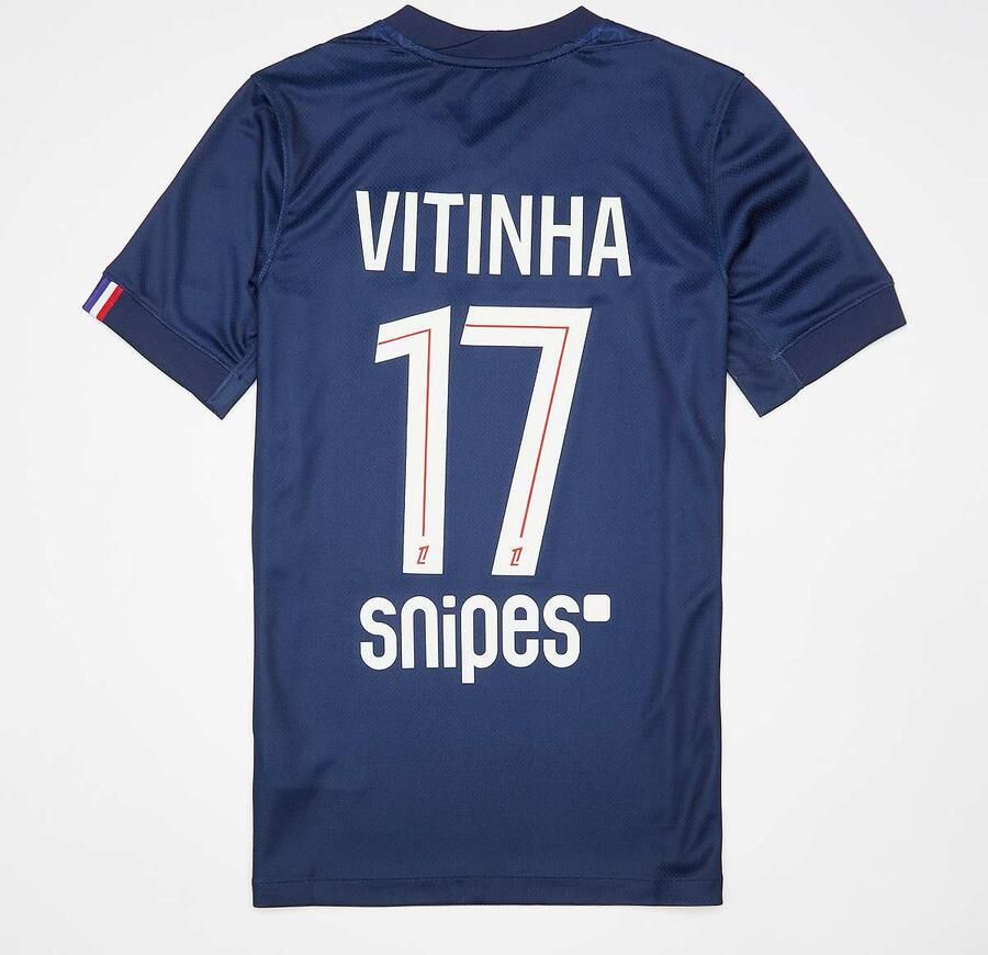 Nike Vitinha No. 17 PSG Kids Home Stadium 2025 26 Unisex Jersey's blauw Kleding - Foto 3