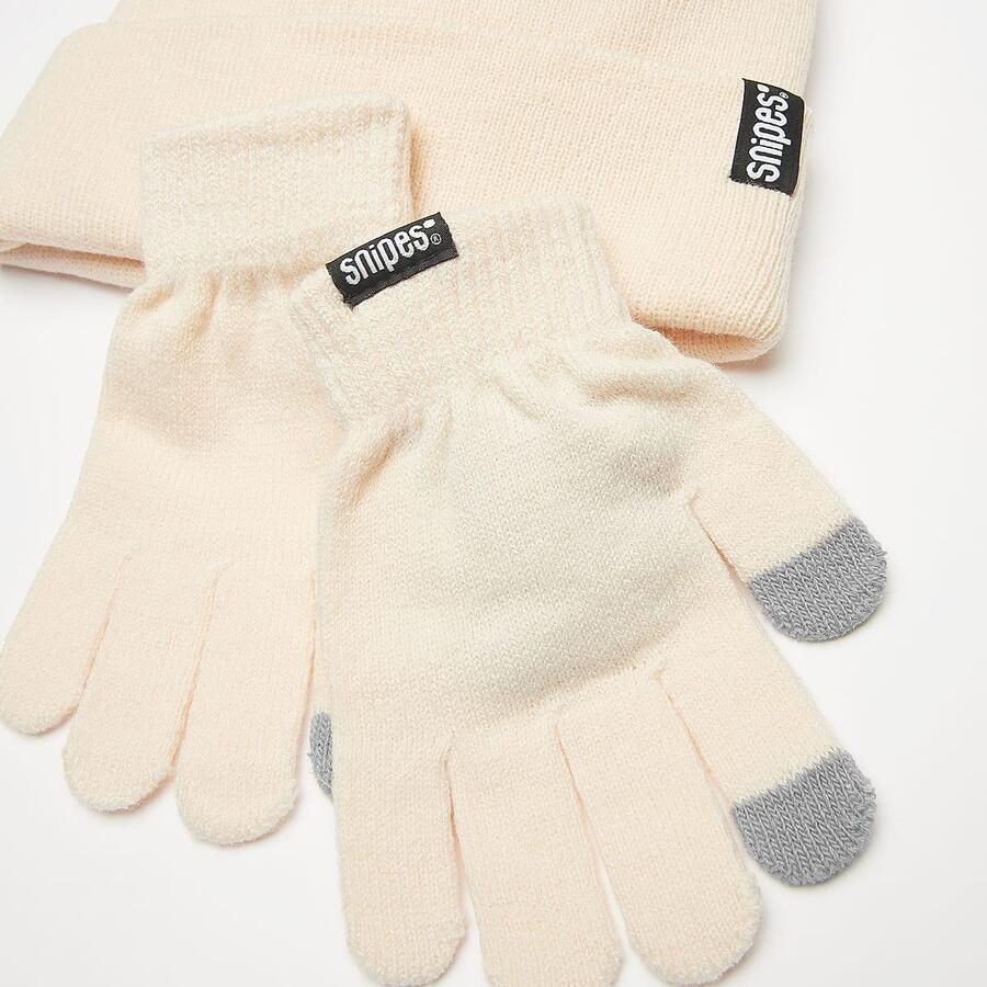 Nike Woven Label Basic Junior Knit Set off white Unisex Mutsen beige Maat 8Y-15Y Accessoires