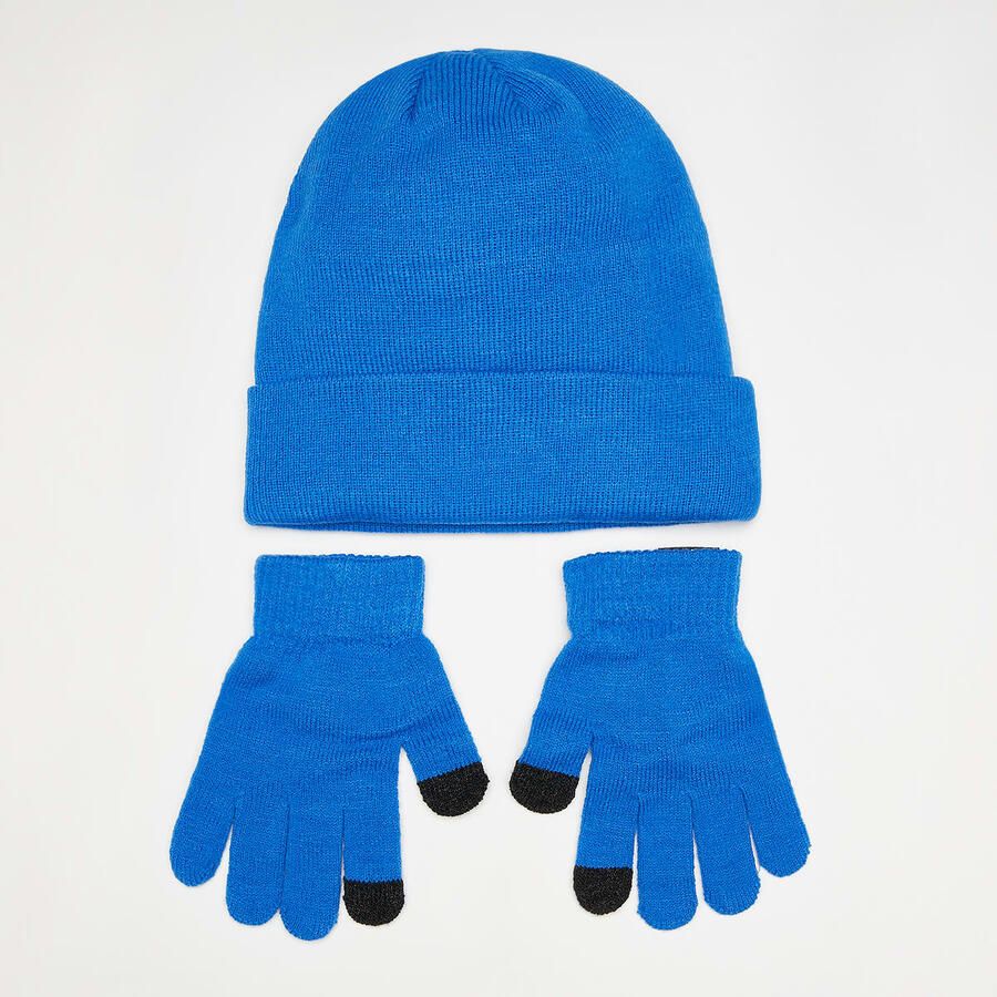 Nike Woven Label Basic Junior Knit Set off white Unisex Mutsen blauw Maat 8Y-15Y Accessoires