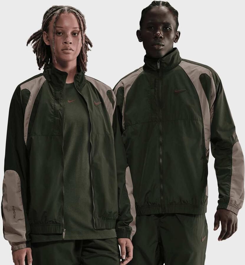 Nike Nocta NRG CS Woven Track Jacket Men Trainingspakken groen Maat XL Kleding - Foto 3