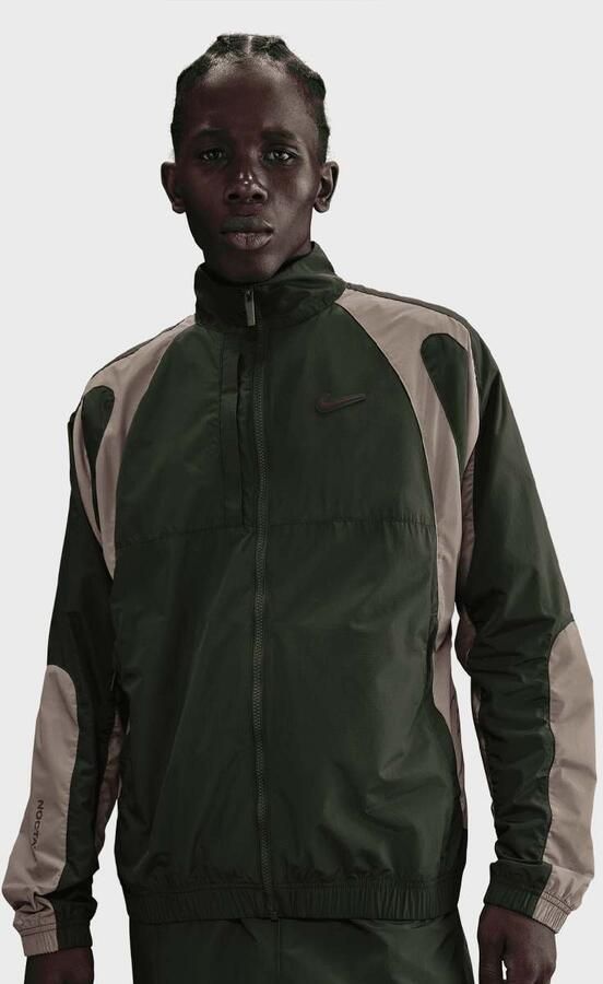 Nike Nocta NRG CS Woven Track Jacket Men Trainingspakken groen Maat XL Kleding