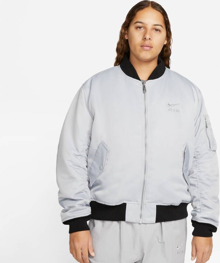 Nike Sportswear Air Bomber Jacket Bomberjacks Kleding wolf grey wolf grey maat: XXL beschikbare maaten:XS S M L XL XXL