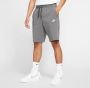 Nike Sportswear Club Fleece Sportshorts Kleding charcoal heather white maat: XL beschikbare maaten:XL - Thumbnail 4