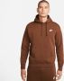 Nike Fleece Hoodie met Trekkoordcapuchon Brown Heren - Thumbnail 1