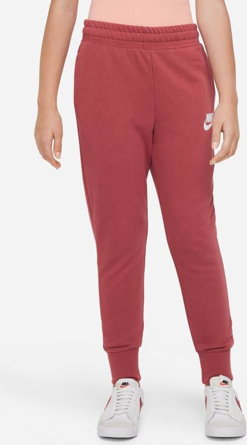 Nike Sportswear Club Meisjesbroek van sweatstof Rood