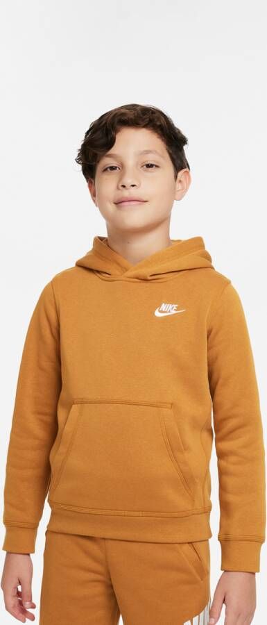 Nike Sportswear Club Hoodie voor kids Bruin