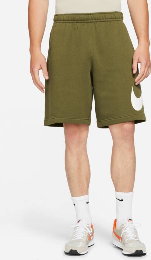 Nike Sweatshorts met logoprint model 'CLUB SHORT'