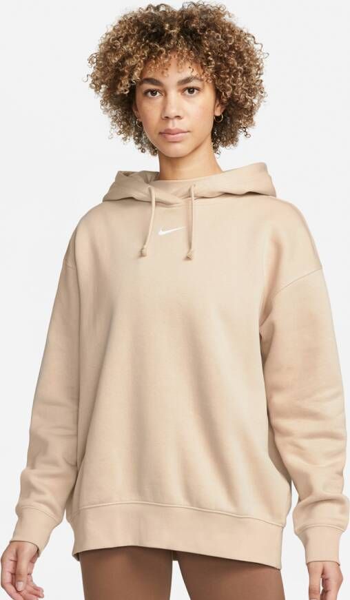 Nike Sportswear Collection Essentials Oversized fleecehoodie Bruin