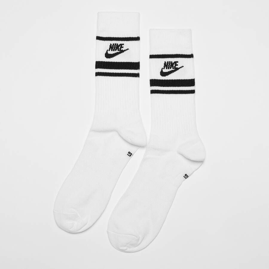 Nike 3 PACK Sportswear Essential Crew Socks Sokken in wit formaten: 34-38