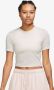 Nike Sportswear Essential Slim-fit Crop T-shirt T-shirts Kleding lt orewood brn white maat: S beschikbare maaten:XS S M L XL - Thumbnail 2