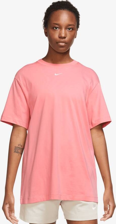Nike Sportswear Essential Tee Boyfriend T-shirts Kleding CHALK WHITE maat: S beschikbare maaten:XS S
