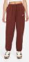 Nike Sportswear Essentials Zachte joggingbroek met hoge taille voor dames Bruin - Thumbnail 1