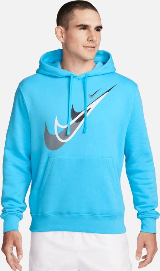 Nike Sportswear Fleece Hoodie Hoodies Kleding BALTIC BLUE maat: XS beschikbare maaten:XS S M L XL