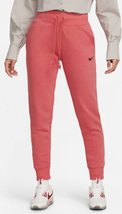 Nike Sportswear High-waisted Fleece Joggers Trainingsbroeken Kleding ADOBE BLACK maat: L beschikbare maaten:XS L XL