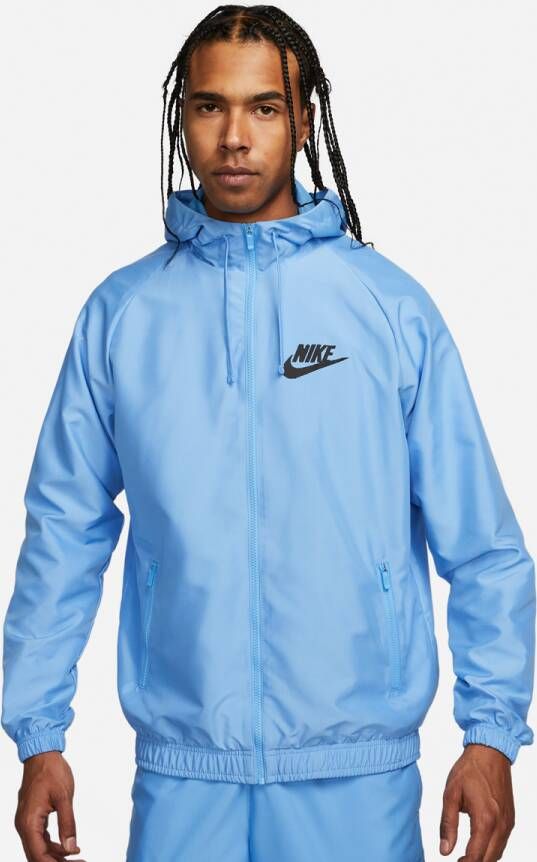 Nike Sportswear licht geweven herenjack Blauw