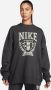 Nike Sportswear Oversized Fleece Crew-neck Sweatshirt Sweaters Kleding anthracite maat: S beschikbare maaten:XS S M L XL - Thumbnail 1