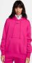 Nike Sportswear Phoenix Fleece Oversize-hoodie Hoodies fireberry black maat: XS beschikbare maaten:XS - Thumbnail 1