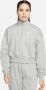 Nike Sportswear Phoenix Fleece Oversized 1 2-zip Crop Sweatshirt Sweaters Kleding dk grey heather sail maat: XL beschikbare maaten:XL - Thumbnail 1