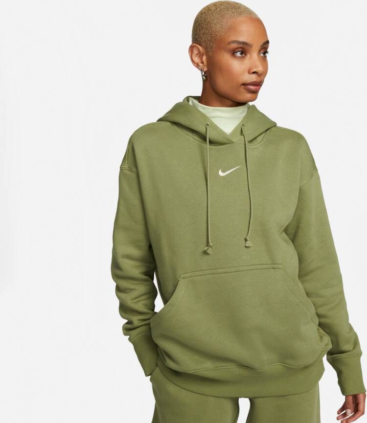 Nike Sportswear Phoenix Fleece Oversized hoodie voor dames Groen