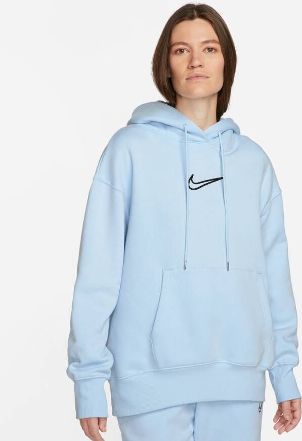 Nike Sportswear Phoenix Fleece Oversized hoodie voor dames Blauw