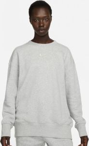 Nike Sportswear Phoenix Fleece Oversized sweatshirt met ronde hals voor dames Grijs