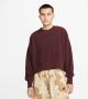 Nike Sportswear Plush Mod Crop Crew-neck Sweatshirt Sweaters Kleding burgundy crush black maat: M beschikbare maaten:XS S M L XL - Thumbnail 1