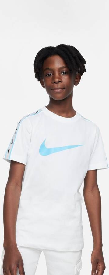Nike Sportswear Repeat T-shirt voor jongens Wit