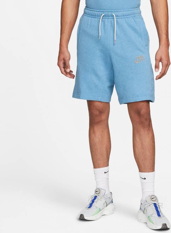 Nike Sportswear Revival Fleece Short Sportshorts Kleding dutch blue white maat: XL beschikbare maaten:S M L XL