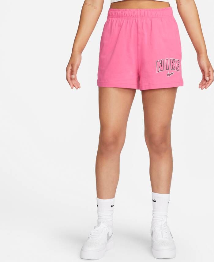 Nike Sportswear Short Jersey Sportshorts Kleding pinksicle maat: M beschikbare maaten:XS M L