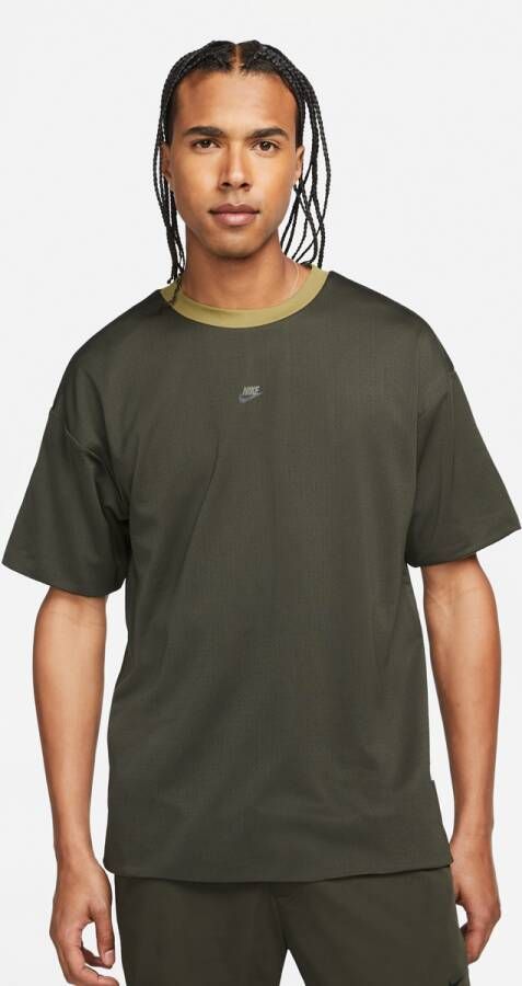 Nike Sportswear Style Essentials Men's Reversible Short-sleeve Top T-shirts Kleding sequoia pilgrim maat: L beschikbare maaten:S M L
